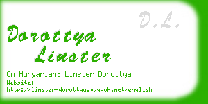 dorottya linster business card